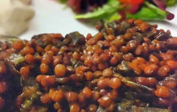 Garlic Lentils with Kale