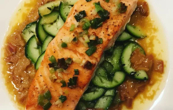 Ginger Scallion Crusted Salmon