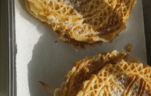 Grandma's Italian Pizzelle Cookies