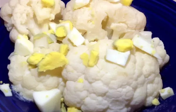 Grandma's Lemon Cauliflower Side Dish