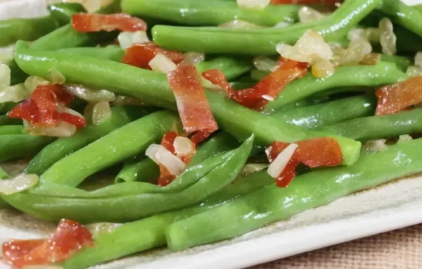 Grandma's Green Beans with Bacon Vinaigrette