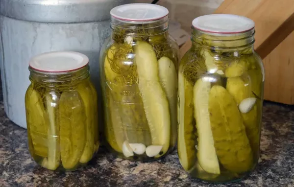 Great Grandpa's Garlic Pickles