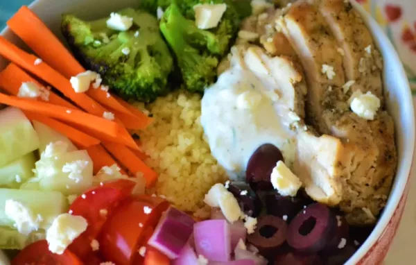 Greek Chicken Couscous Bowl