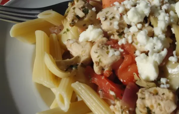 Greek Penne and Chicken - A Flavorful Mediterranean Dish