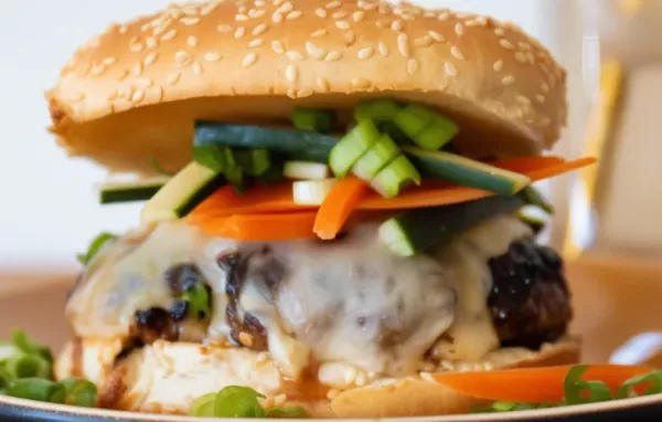 Grilled Asian Barbecue Burgers