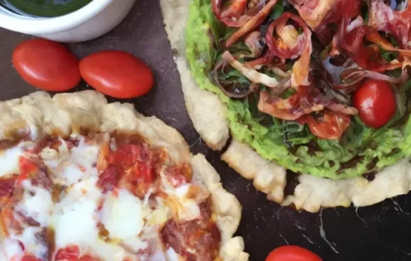 Grilled Cassava Flour Pizza Crust