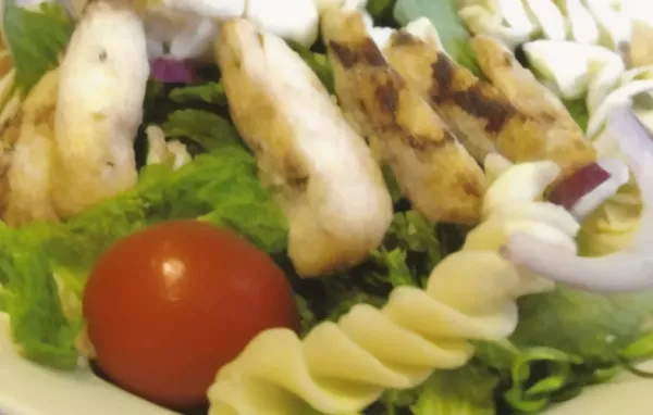 Grilled Chicken and Pasta Salad