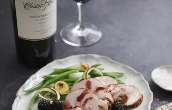 Grilled Pork Tenderloin with Blackberry Sauce