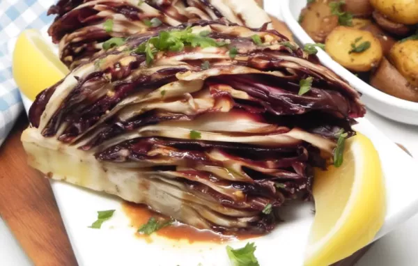 Grilled Radicchio with Balsamic Glaze