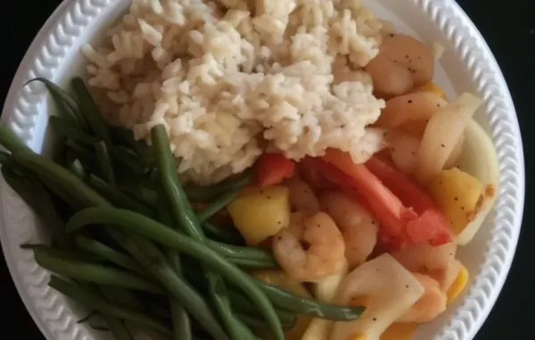 Grilled Shrimp with Tropical Fruits