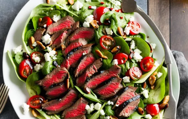 Grilled Steak Salad with Balsamic Vinaigrette