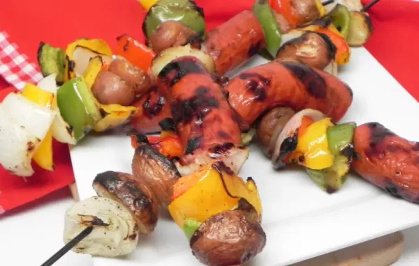 Grilled Turkey Sausage Kabobs