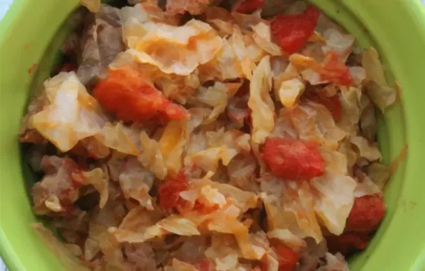 Ground Beef and Cabbage