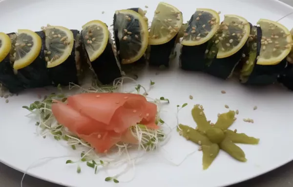 Healthy and Delicious Avocado Sushi with Brown Rice