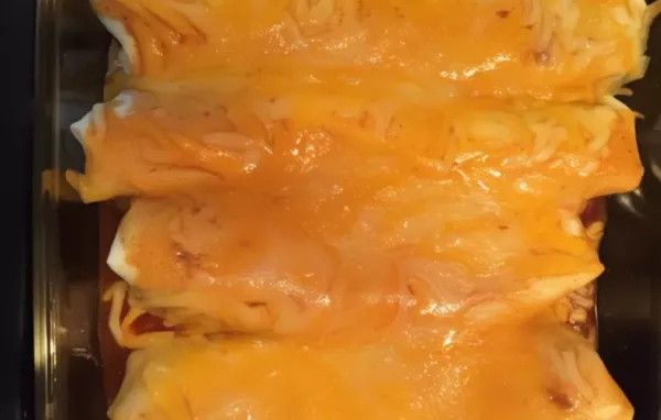 Healthy and delicious black bean and sweet potato enchiladas