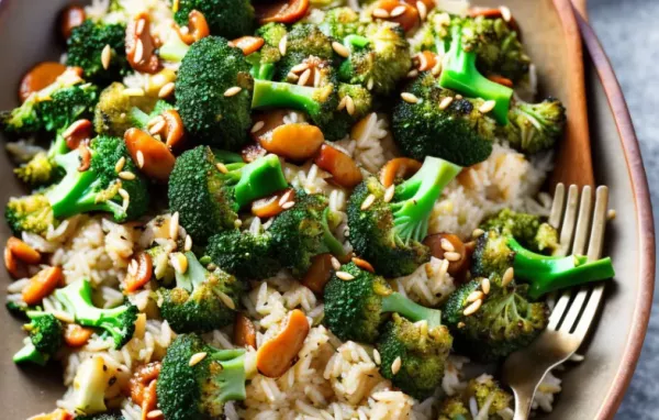 Healthy and Delicious Broccoli and Rice Stir-Fry Recipe