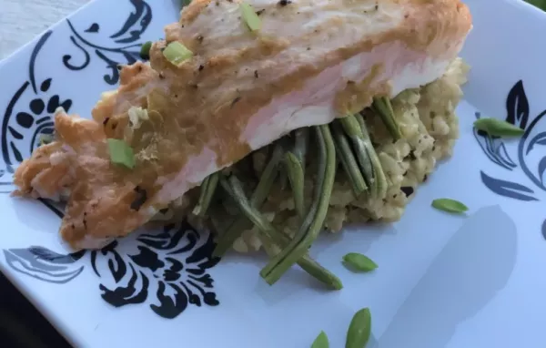 Healthy Dijon Salmon for One