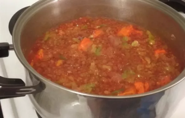 Hearty and delicious veggie chili packed with flavors and nutrients.