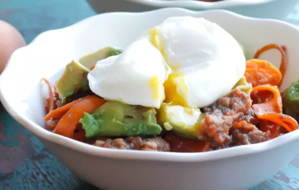 Hearty and nourishing sweet potato bowl