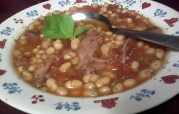 Hearty Slow Cooker Calico Bean Soup