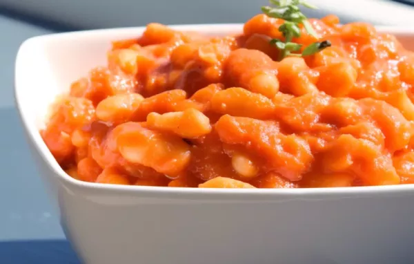 Hearty Tuscan White Beans in Tomato Sauce