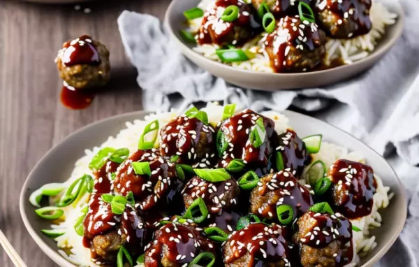 Hoisin Asian Meatballs