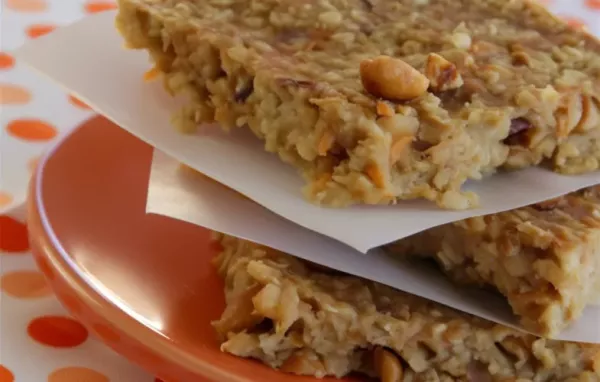 Homemade Banana Oat Energy Bars Recipe