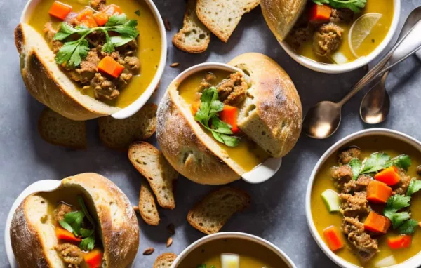 Homemade Bread Bowls II: A Delicious Way to Serve Soups and Stews