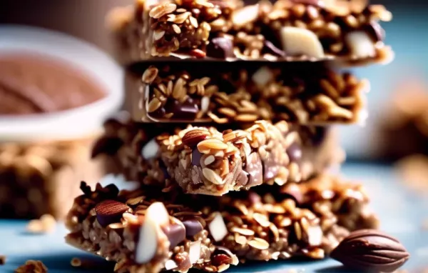 Homemade Cocoa Coconut Granola Bars Recipe