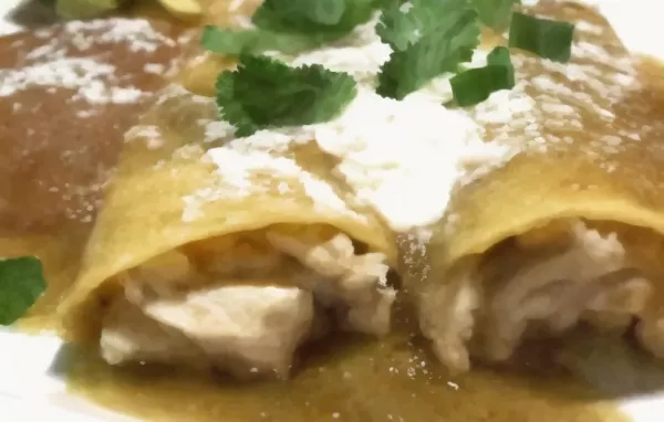 Homemade Enchiladas Verdes Recipe