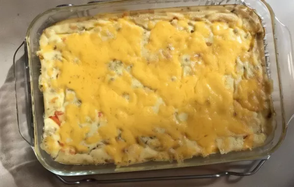 Homemade Grits Sausage and Egg Casserole Recipe