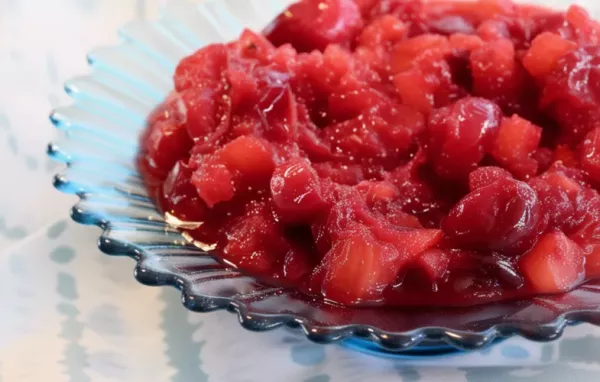 Homemade Naturally Sweetened Cranberry Sauce with a Twist of Citrus