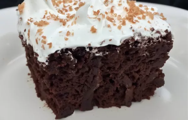 Homemade Salad Dressing Chocolate Cake Recipe