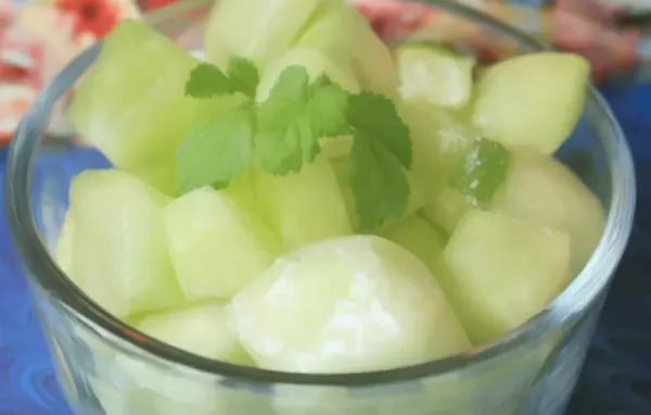 Honeydew and Cucumber Salad