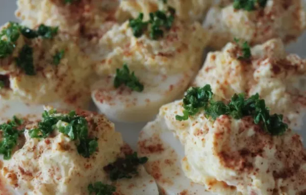 Horseradish-Cream-Cheese Deviled Eggs