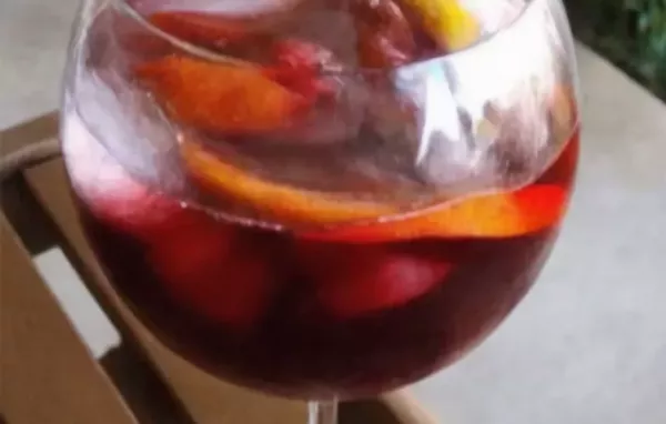 Indian Summer Raspberry Peach Sangria