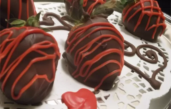 Indulge in a guilt-free treat with these Healthier Chocolate Covered Strawberries