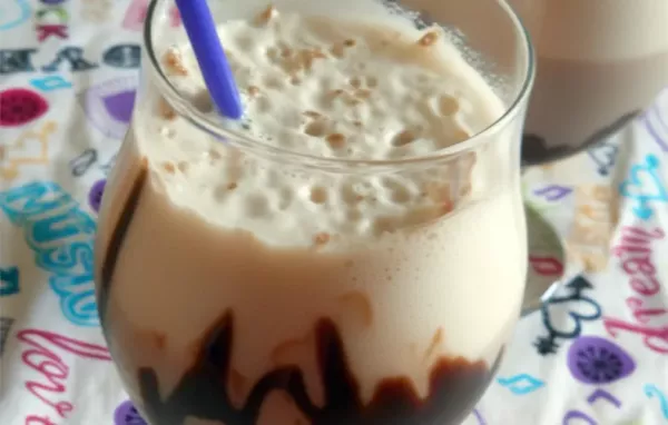 Indulge in the rich and creamy flavor of a classic chocolate egg cream