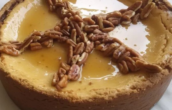 Indulge in the rich and creamy flavors of this Maple Syrup Cheesecake