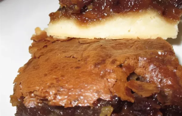 Indulge in the sweet and buttery goodness of Billy Boy's Butter Tart Slice