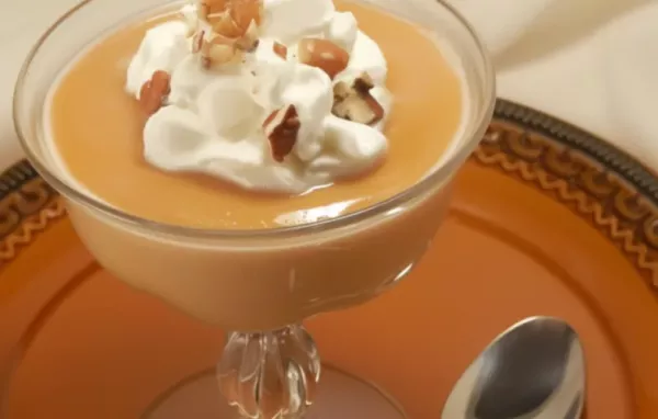 Indulge in the ultimate creamy peanut butter pudding