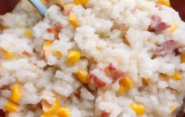 Instant Pot Corn Risotto