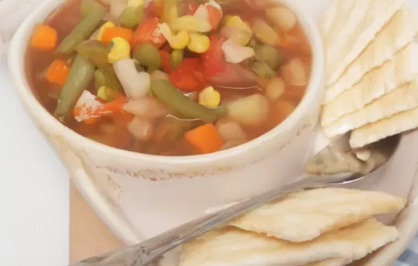 Instant Pot Frozen Vegetable Soup - A Hearty and Healthy Meal