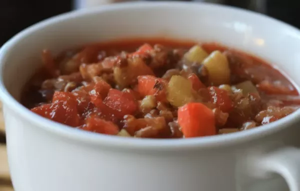 Instant Pot Hamburger Soup