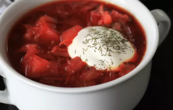 Instant Pot Vegan Borscht