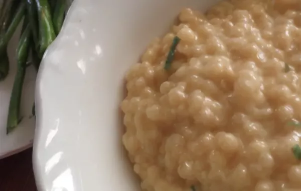 Israeli Couscous and Cheese