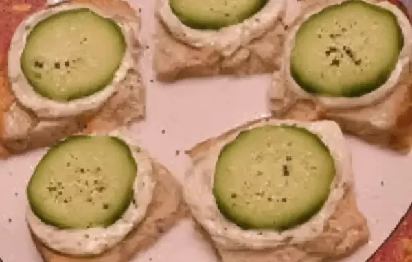 Italian Cucumber Sandwiches