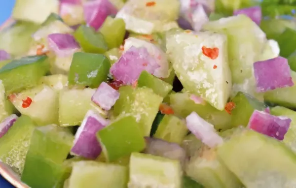 Italian Onion and Cucumber Salad