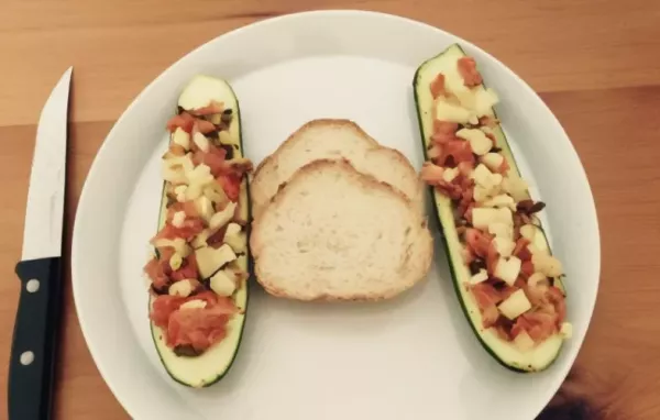 Italian-Style Stuffed Zucchini - A Delicious and Kid-Friendly Recipe