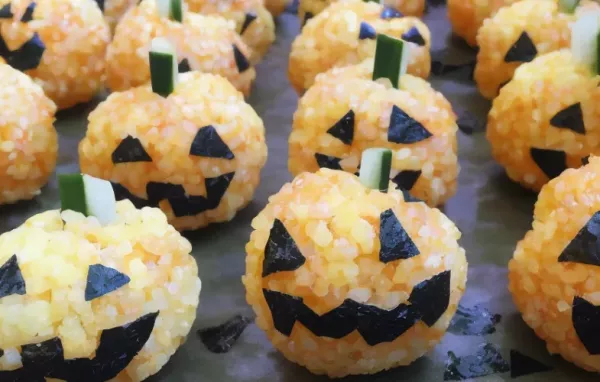 Jack-O-Lantern Onigiri